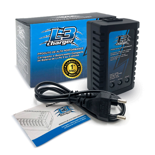 Carregador Bateria Leão L3 Original LiPo 2S/3S