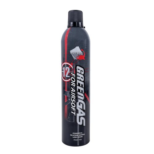 Cilindro de Green Gas Puff Dino 600 ml com óleo