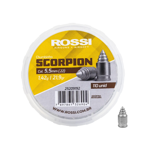 Chumbinho Rossi Scorpion 5,5 mm (110 un)