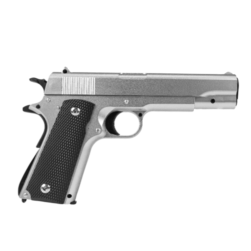 Pistola Airsoft de Mola VG 1911-V14 Silver Metal 6mm