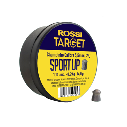 Chumbinho Rossi Target Sport Up 5,5 mm (100 un)