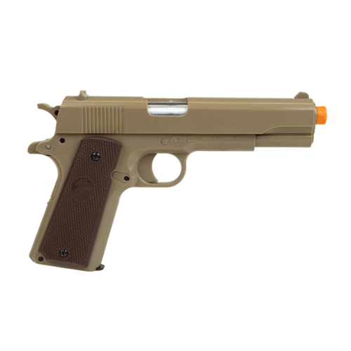 Pistola de Pressão KWC 1911 Spring TAN 6 mm